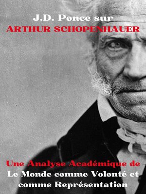 cover image of J.D. Ponce sur Arthur Schopenhauer